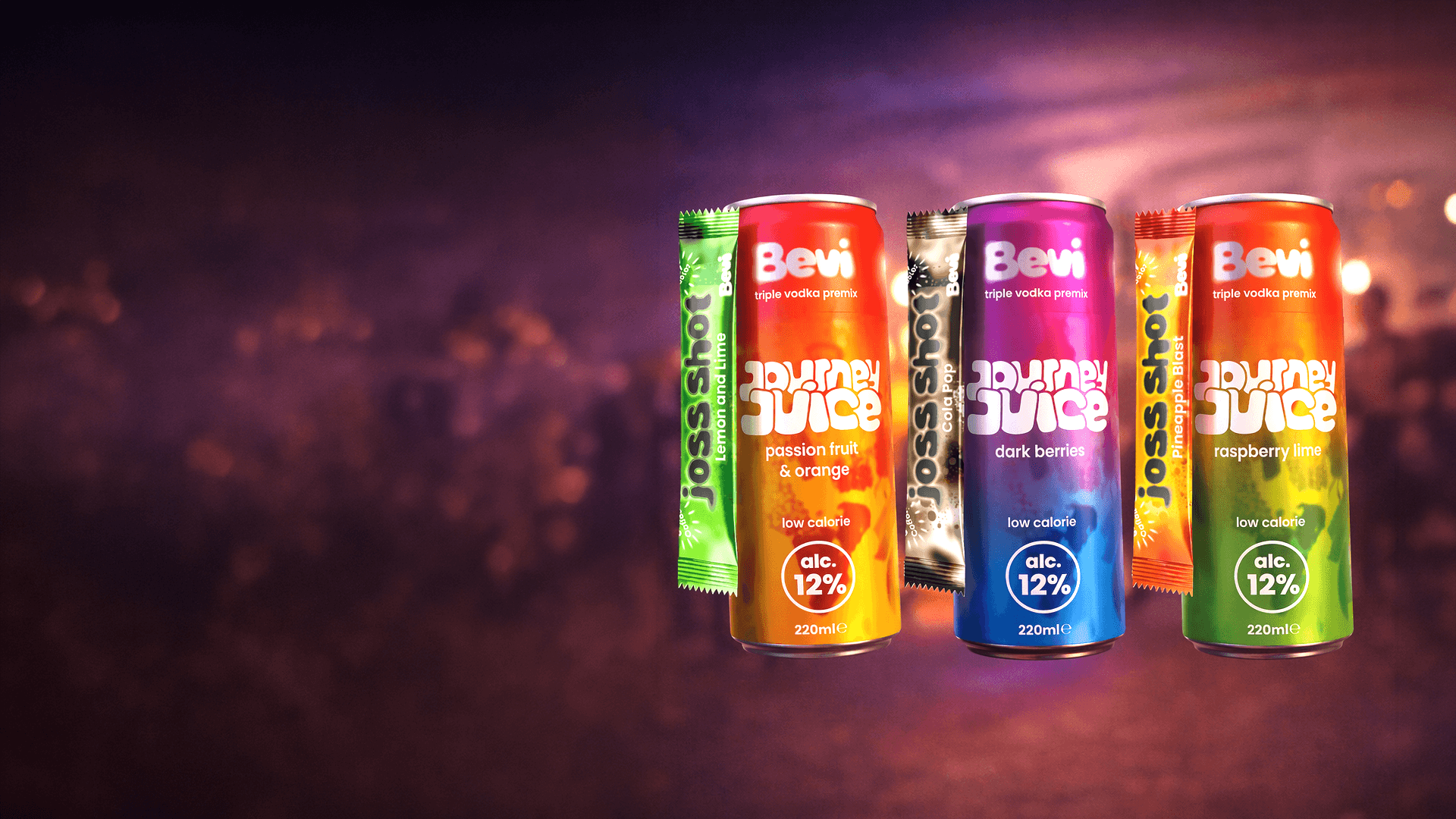 Bevi Joss Shots and drinks