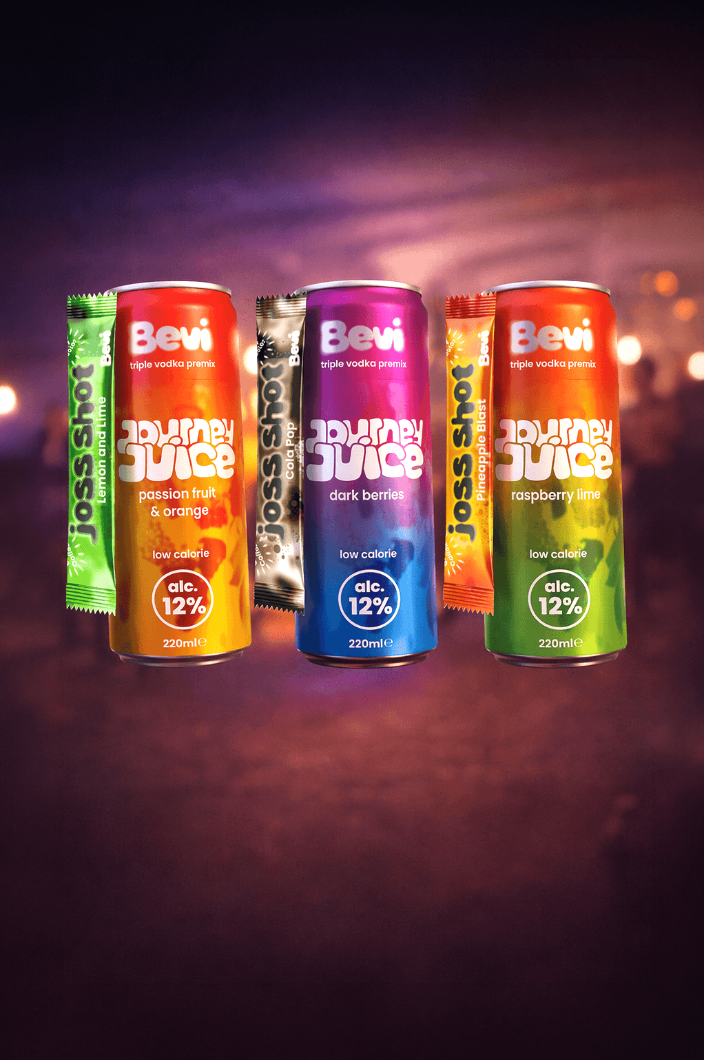 Bevi Joss Shots and drinks